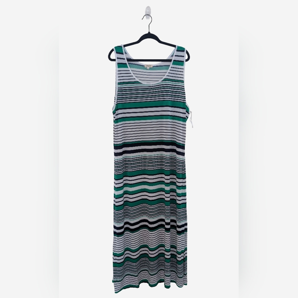 Magic Multicolor Striped Swim Cover-Up